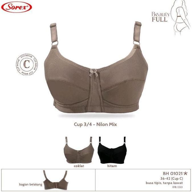 Upap- Bra Sorex 01020,01021,01022 Tanpa Kawat Tanpa Busa Bra Daily