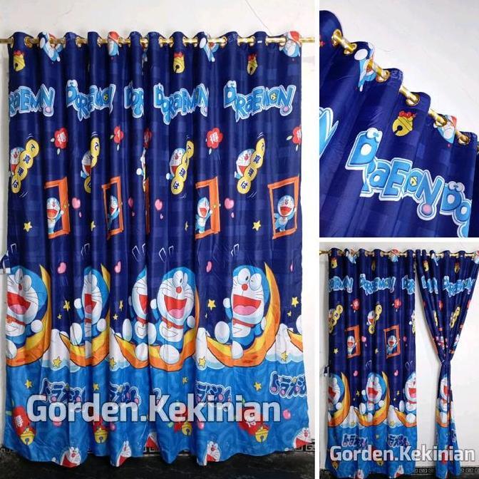 Romx- Gorden Motif Doraemon Ring 12 Gorden Motif Kartun Gorden Motif Anak Gorden Lucu Gorden Doraemo