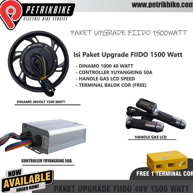 Diskon Paket Upgrade Scooter Fiido 1500W