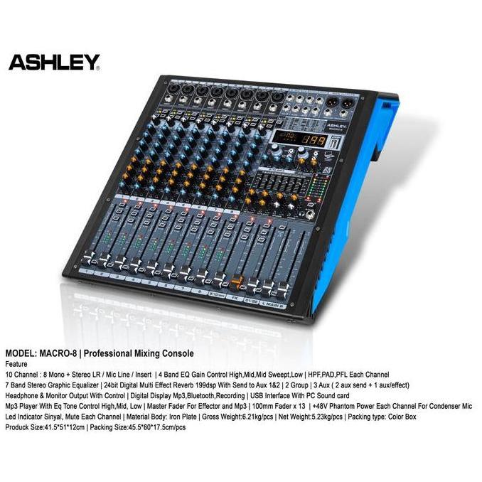 Volk- Mixer Audio Ashley Macro8 Macro 8 Original