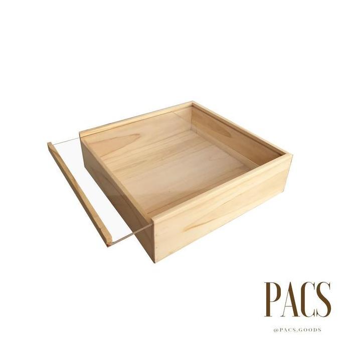 Terlaris Kotak Kayu Gift Box Hampers Custom Ukuran