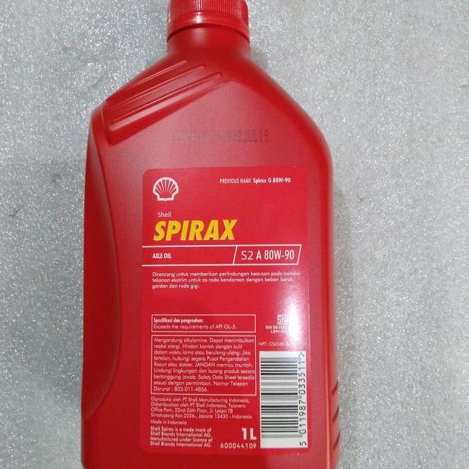 Hiww- Oli Shell Spirax S2A 80W-90 Buat Oli Gardan