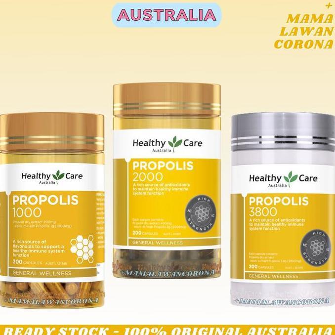 Vitmax- Healthy Care Propolis 2000Mg 200 Capsules 3800 2000 1000 Mg Kapsul