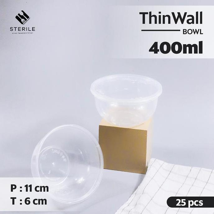 Good- cup puding 400 ml / mangkuk plastik 400 ml thinwall / bowl 400 ml
