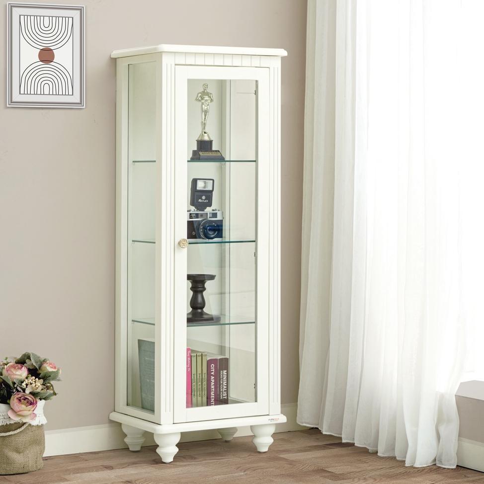 IFURNHOLIC Amandla Display Cabinet I Lemari Pajangan Kaca I Rak Display Kaca | Lemari Hias | Bufet T
