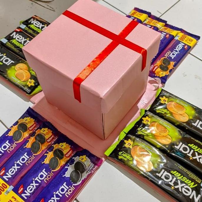 SNACK BOX, KOTAK TARIK UANG ,EKSPLOSION BOX SNACK TARIK UANG ,KADO ULANG TAHUN CEWEK,ULTAH ANAK-ANAK