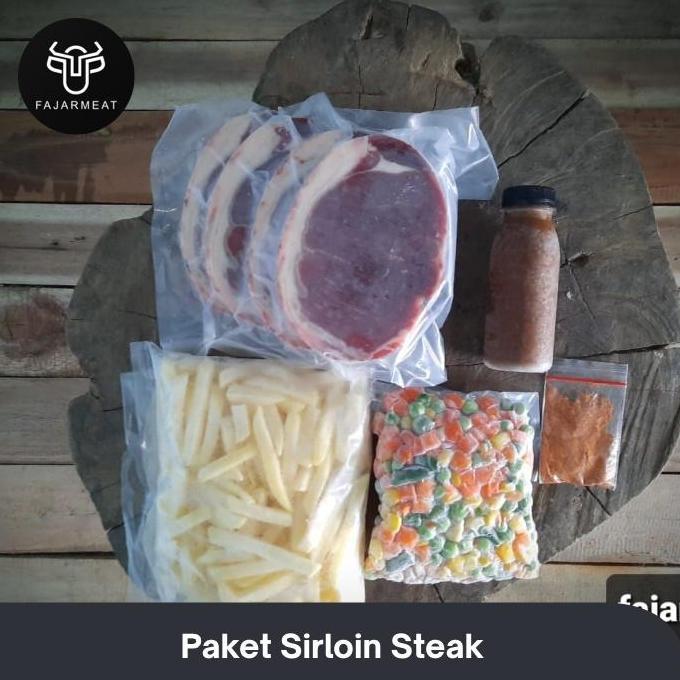 paket daging steak/paket daging bbq/sirloin 500gr