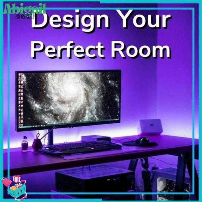 [3528 10m] Lampu led strip rgb 16 warna remote tiktok warna warni lampu kamar dinding COD