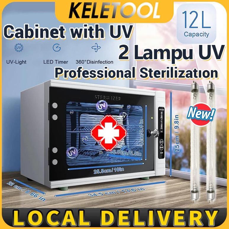 UV Sterilizer Box Disinfection Cabinet UV Ozon Kill Bakteri Covid Alat steril Salon Alat Kuku Kecant
