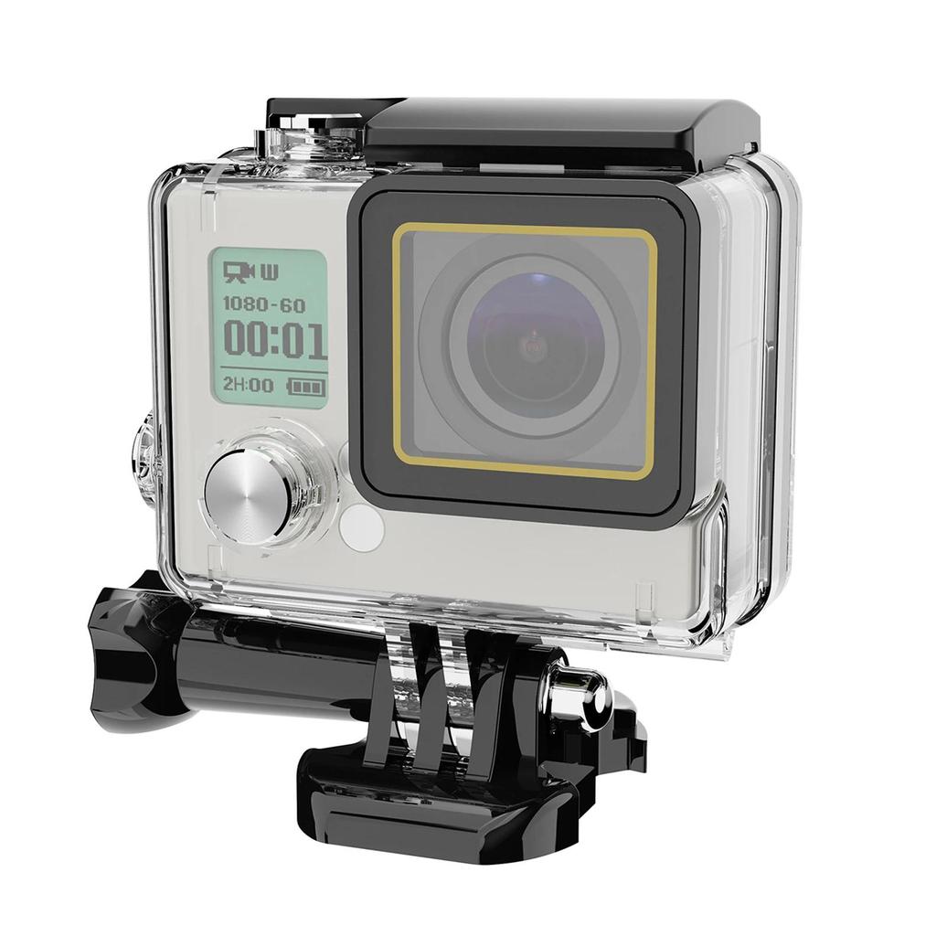 for GoPro Hero 4 3+ Waterproof Case 60m Underwater Diving Protector Housing For Go Por 4 3+ GoPro4 D