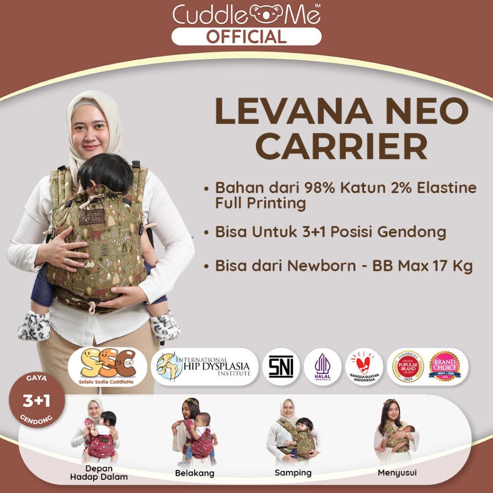 Gendongan Bayi - CUDDLEME Levana Neo Carrier Gendong Kanguru M-Shape Untuk Bayi New Born