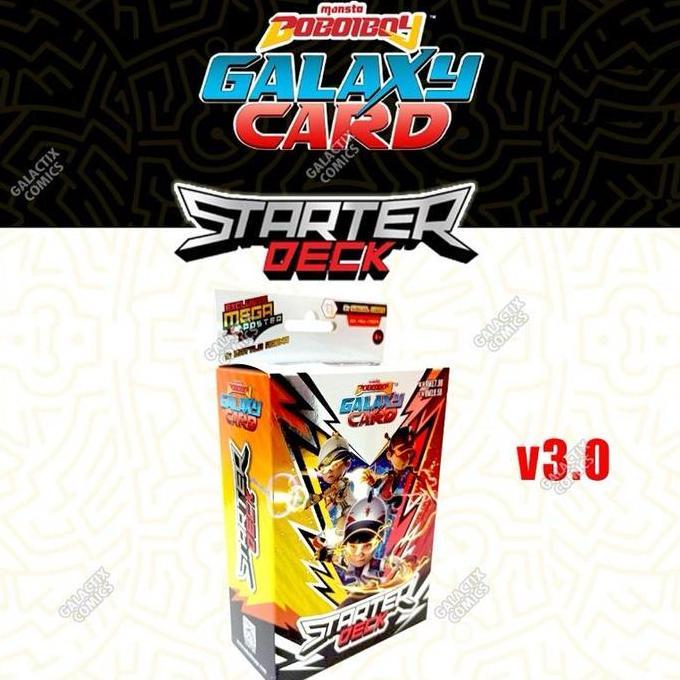 Expert- NEW  BoBoiBoy Galaxy Card Starter Deck - 23 Cards + 1 Battle Arena - Version 1.0 2.0 3.0 4.0