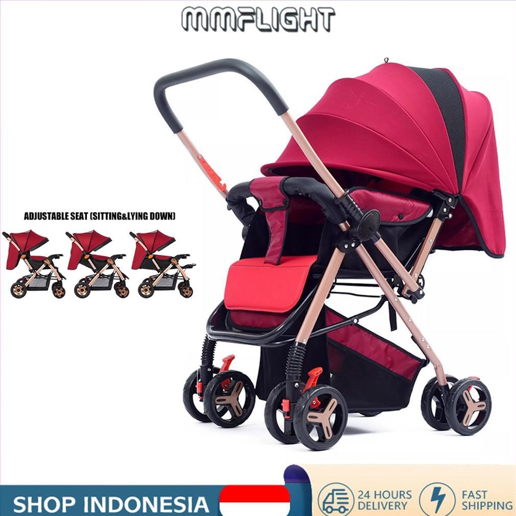 Mmflight Stroller Baby Kereta Dorong Bayi Lipat Travelling Stroller 0-3 Tahun