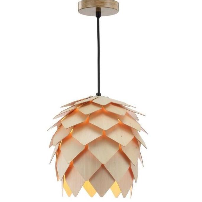 Dkrs- Lampu Gantung Bunga Pinus - Kap Minimalis Dekorasi Cafe Hias Ruang Tamu Kamar Teras Meja Makan