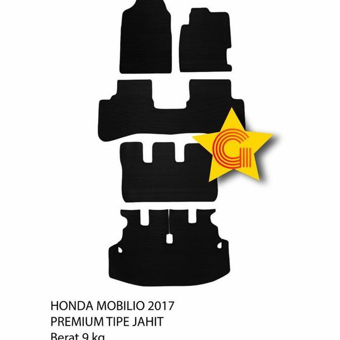 Karpet Mobil Honda Mobilio 2017 Premium Type Jahit Full Set Asli