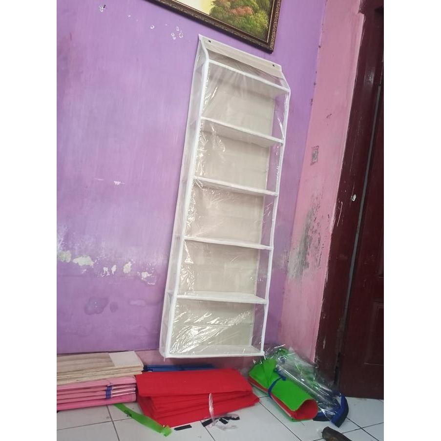 Dkrs- Rak Set 2 In | Rak Gantung Set 2 In 1 | Rak Tas Dan Rak Sepatu Gantung Set | Rak Tas Gantung D