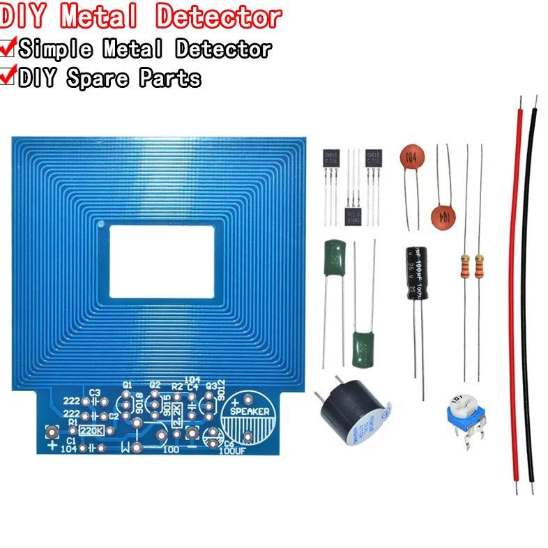 Metal Detector Scanner Unassembled Kit DC 3V-5V Suite Metal Sensor Board Module Electronic DIY Kits 