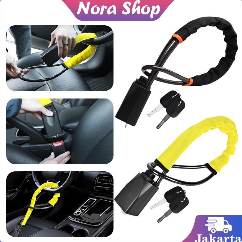 Kunci Pengaman Stir Mobil Kunci Stang Mobil Anti Maling Kunci Stir Anti-Theft Mobil