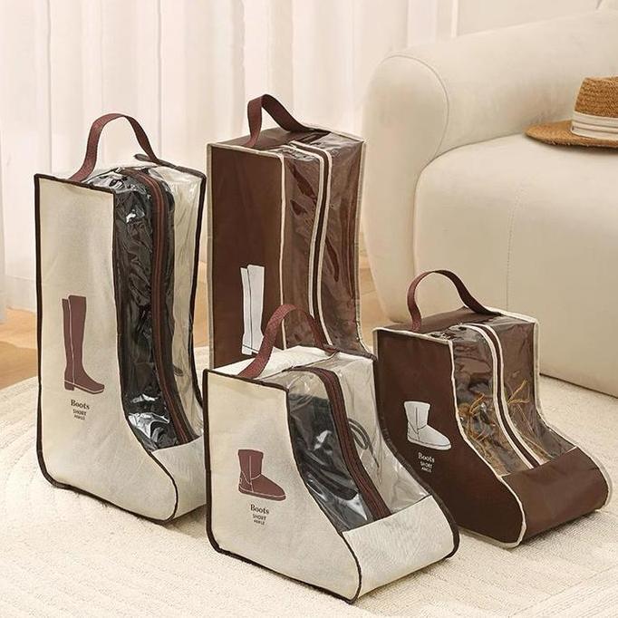 48cm Tas Sepatu Boots Tas Boots Storage Tas Penyimpanan Boot Tahan Air Travel Organizer