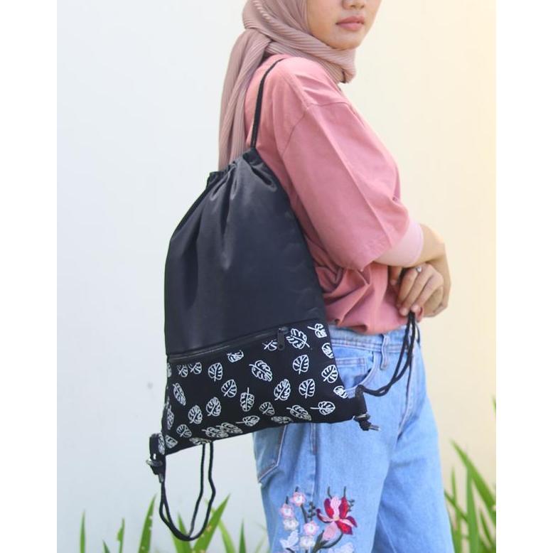 Tas Pria Wanita Tas Ransel Backpack Tas Serut Kanvas SPNB Pillaw