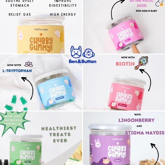 Chubby Gummy - Vitamin Anjing Kucing - ALL VARIANT