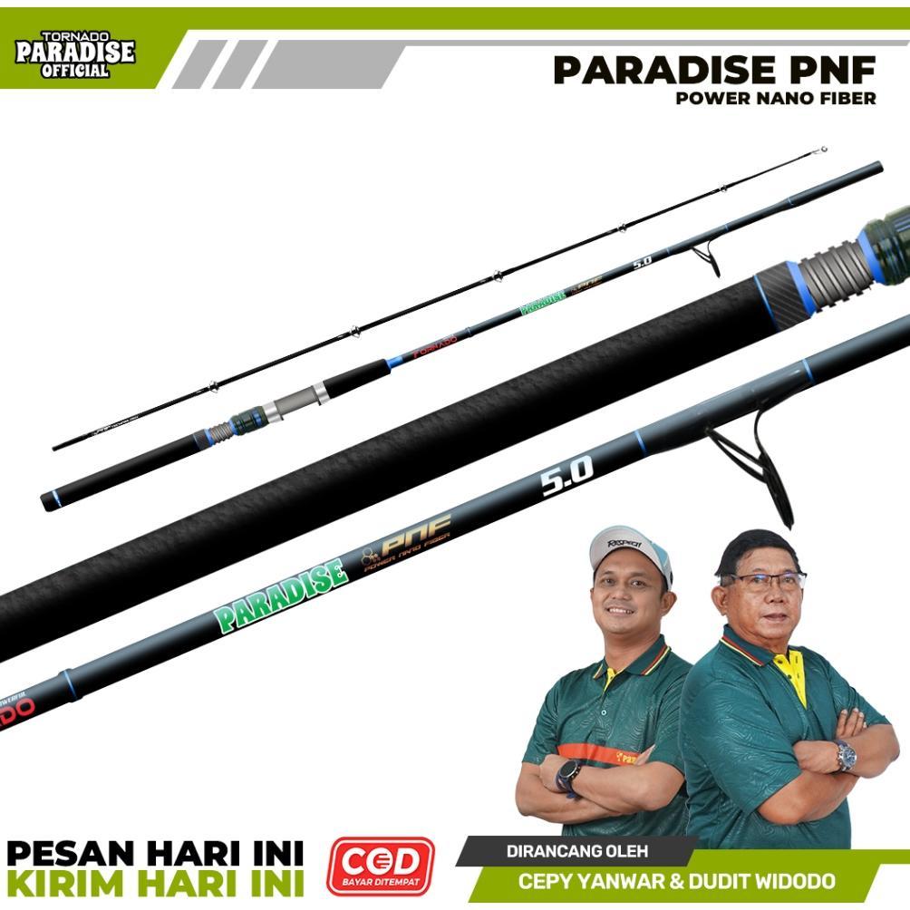 ORIGINAL TORNADO PARADISE JORAN PARADISE II POWER NANO FIBER PNF HANDLE FULL EVA RINGAN KUAT GARANSI