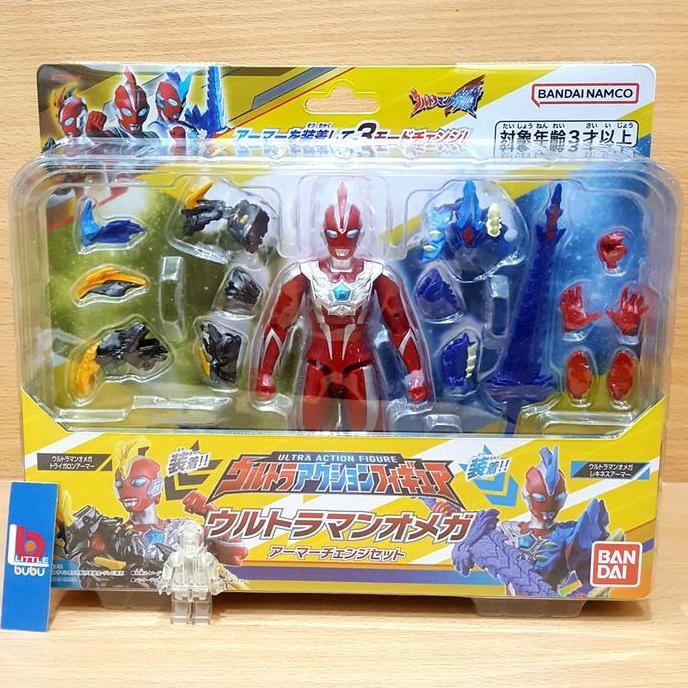 ULTRA ACTION FIGURE Ultraman Omega Renewal Body Rekiness & Trigaron Meteokaiju Armor SET Sorato Okid