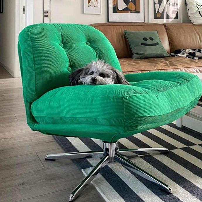 DYVLINGE Kursi putar sandaran tangan Kursi putar sofa rumah tangga Sofa tunggal Kursi dek Kursi puta