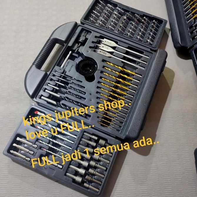 FULL MATA BOR BETON BESI KAYU KIPAS JLD HOLESAW MATA OBENG BIT SET JLD TERBAIK