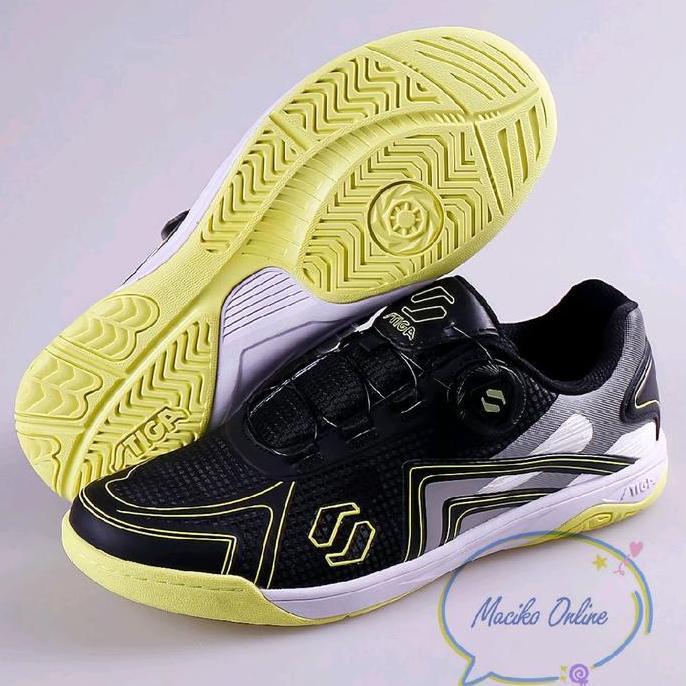Sepatu Tenis Meja Stiga BOA Sepatu Stiga Tenis Meja BLACK