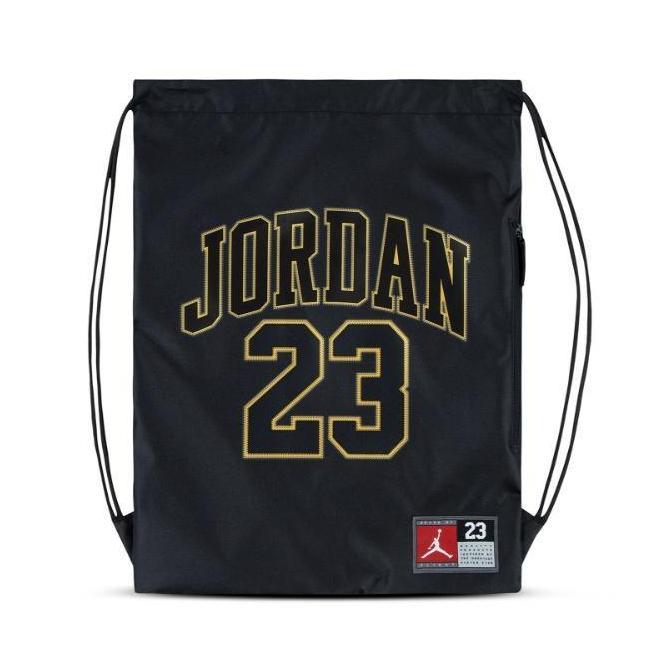 Air Jordan 23 Jersey Gym Sack Bag 9A0757-K5X Gold Tas Serut