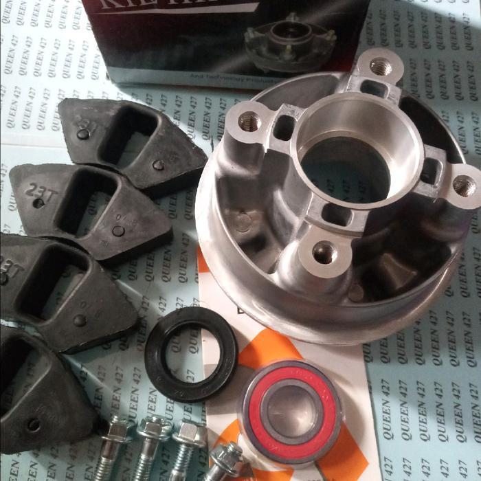 Paket Nap Gir Jupiter Mx 135 New 50C /Nap Roda/Dudukan Gear Belakang+Karet+4 Pcs Baut Gear Tromol Ya