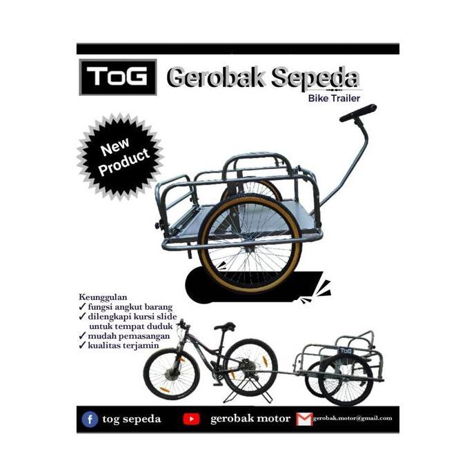 Terlaris Bike Trailer / Gerobak Sepeda Jakarta