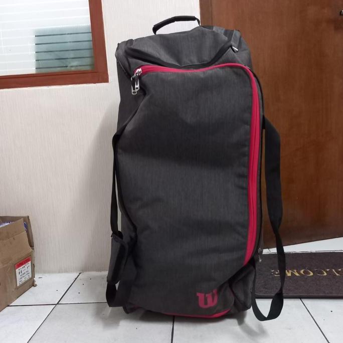 (Second) Tas Travel Tenis Wilson Black - Travel Bag - Tennis Bag