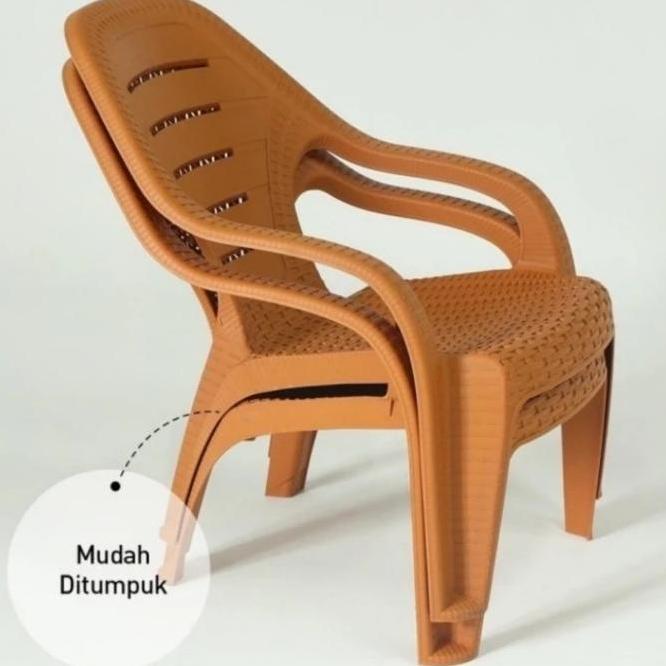 Kursi Sender Rotan Tabitha Bangku Plastik Sender Kst03