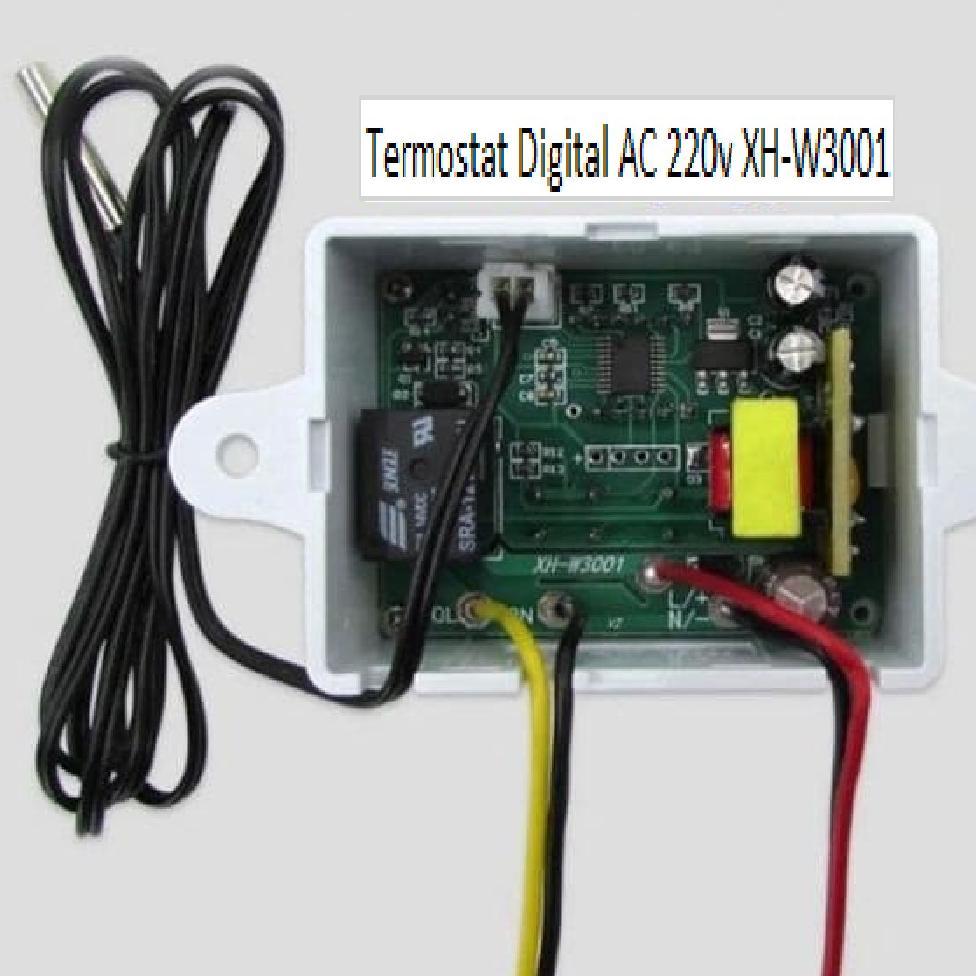 promo termostat digital ac 220v xh-w3001 / thermostat mesin tetas telur