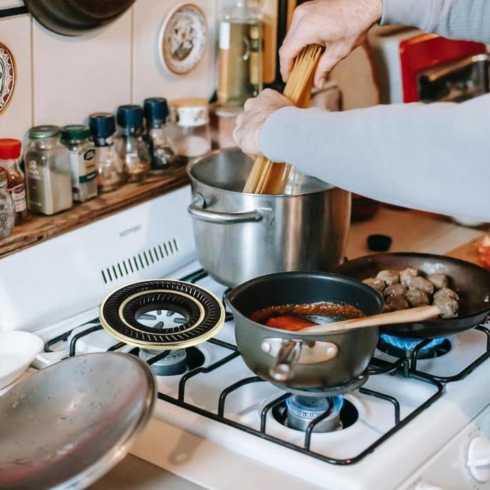 1set Onderdil Kompor Gas Burner Kompor Gas Tungku Kompor Gas Tanam Burner Pengganti Sparepart Kompor