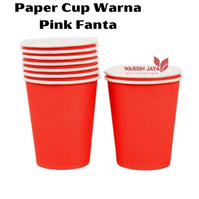 Ptyt- Paper Cup - Gelas Kertas Warna Polos Isi 50Pc