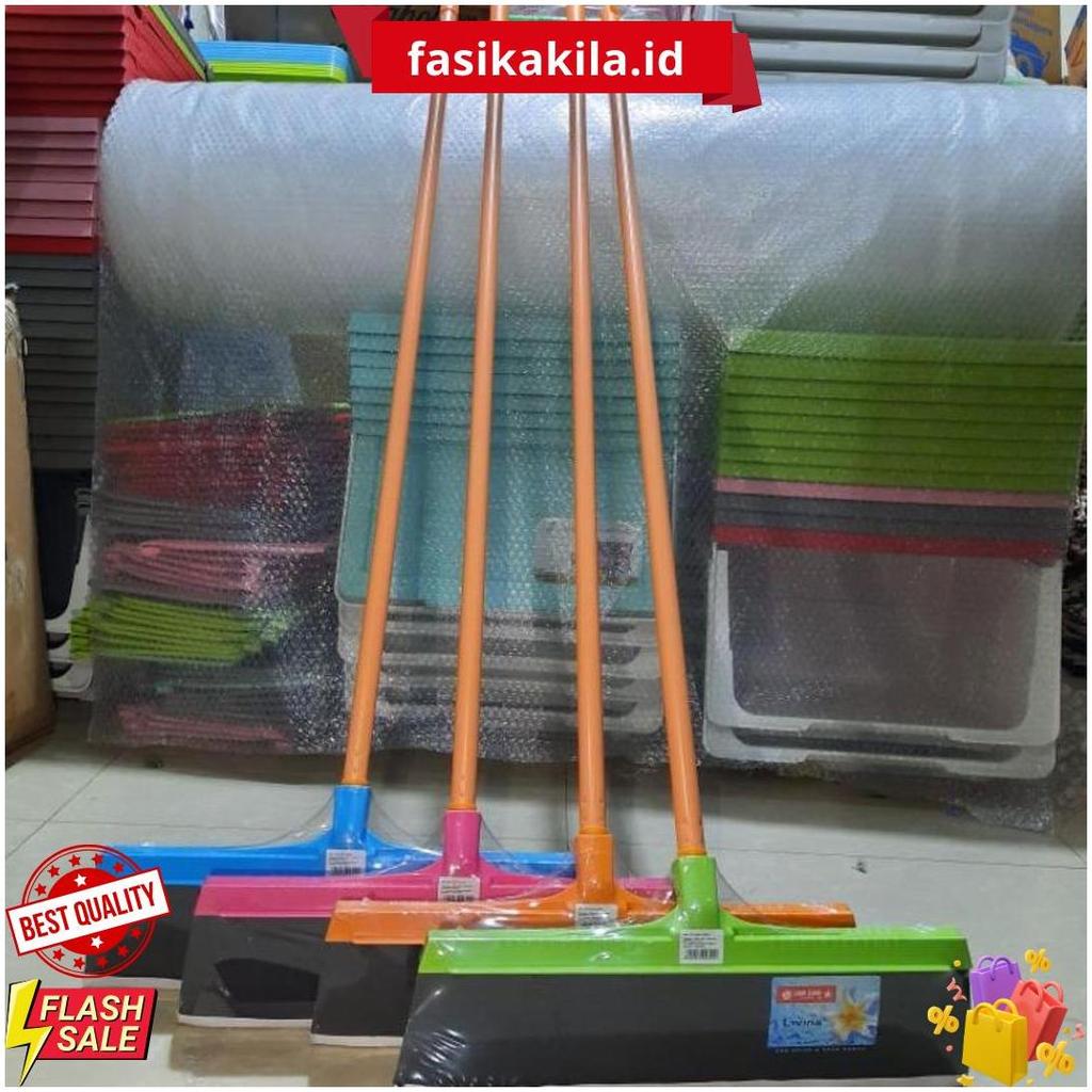 Lion Star - Pel Karet Dorong Lion Star Pel Karet Gagang Panjang Wiper Lantai Dorongan Air Cod
