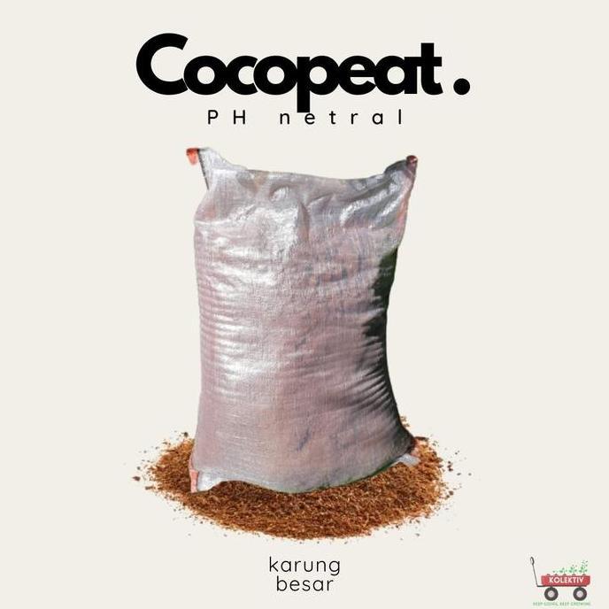 Plnt- Cocopeat/ Cocopit Murni Media Tanam 1 Karung 50Kg