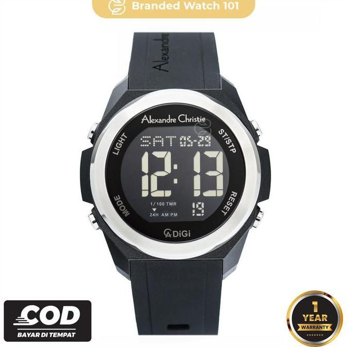 JAM TANGAN PRIA / WANITA UNISEX ALEXANDRE CHRISTIE AC 9342 9342 AC9342 GARANSI RESMI 1 TAHUN RUBBER 