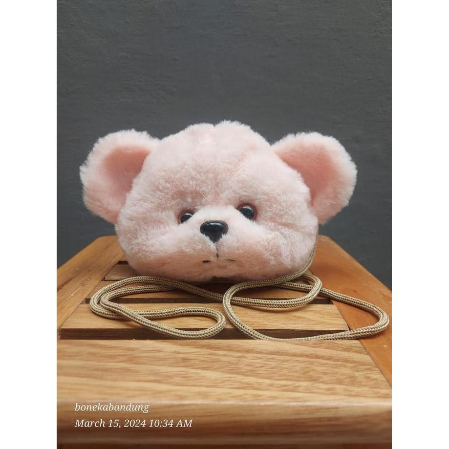 Kyut- Boneka Bandung Dompet Koin Model Tas Selempang Karakter Kartun Lucu