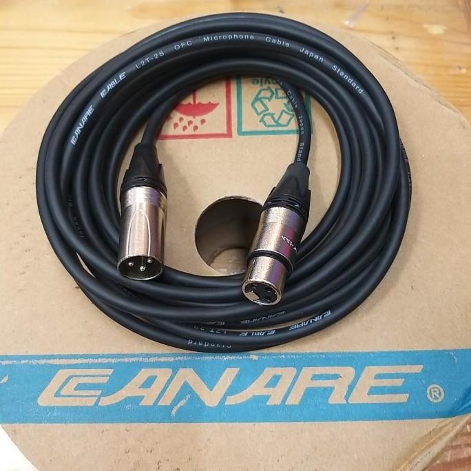NEW KABEL MIC 50m XLR CANON MALE TO CANON FEMALE
