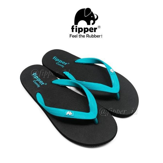 Fipper - Comfy Black / Turquoise
