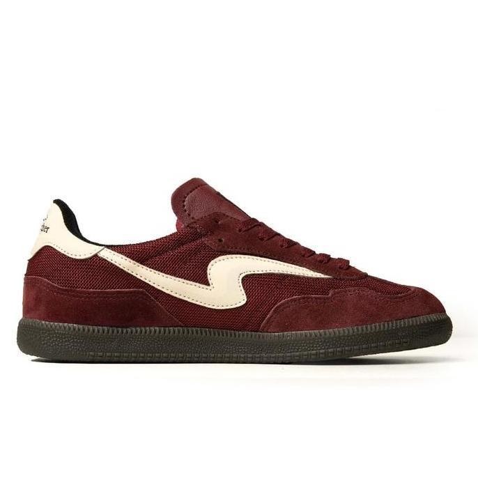 TERBARU - RAINGEL Sepatu Sneakers Pria Wanita Lokal Original Fort Maroon
