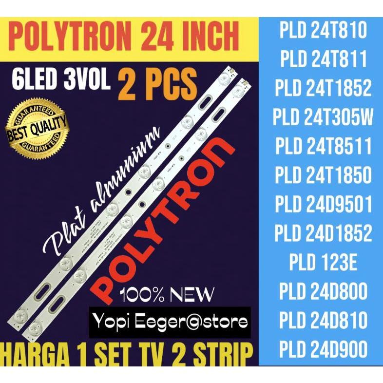 CUCI GUDANG BACKLIGHT TV LED POLYTRON 24" INCH PLD 24D900-PLD-24T810-PLD-24T811-PLD-24T1852-PLD-24T3