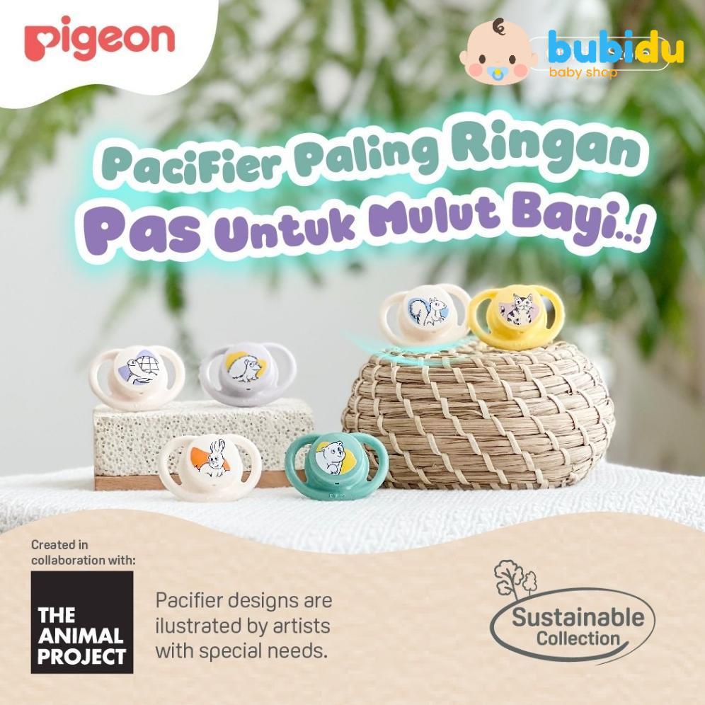 BestPromo Pigeon Minilight Pacifier Softouch Sustainable | Perlengkapan Dot Nipple Mpeng Empeng Bayi