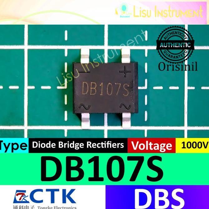DB107S DB107 SOP-4 SINGLE-PHASE BRIDGE RECTIFIER 1000V 1A