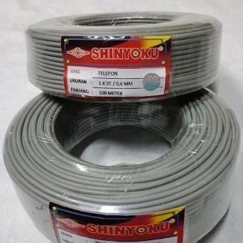 PROMO - KABEL TELEPON SHINYOKU / KABEL INSTALASI WALET 100METER