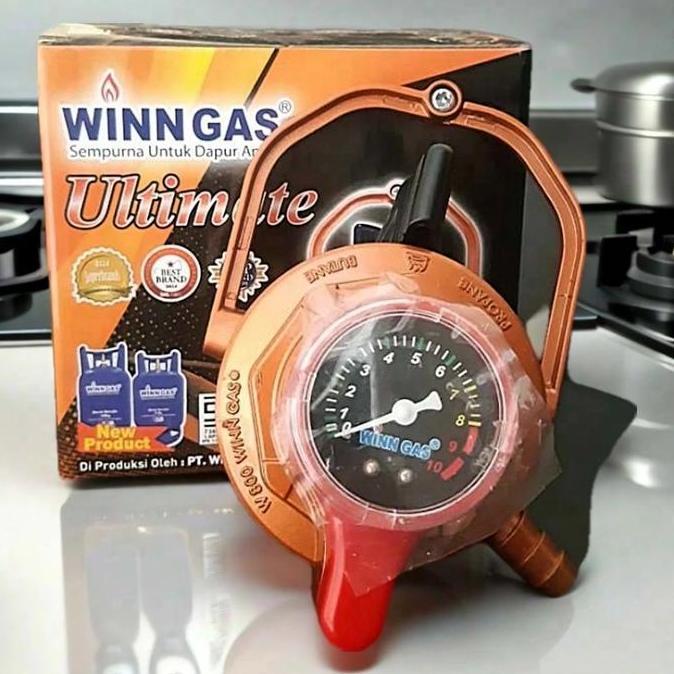 BEBAS ONGKIR - Winn Gas W800M / W800 M ULTIMATE Regulator Meter Gas LPG Tekanan Rendah W800M Hemat G